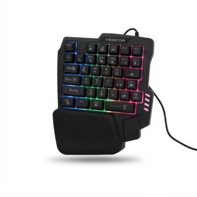 Clavier de jeu compact VENCOR K601 avec repose-poignet
