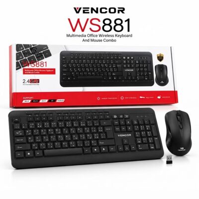 Ensemble clavier et souris sans fil VENCOR WS881