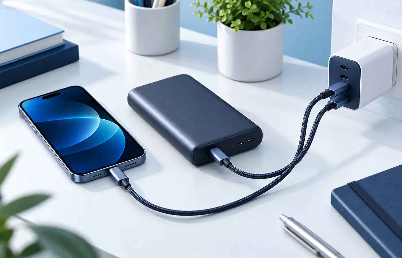 Choisir une power bank et un chargeur rapide compatible